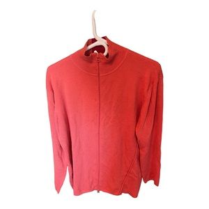 Animale Jacket Orange Full Zip sweaters Mens Medium